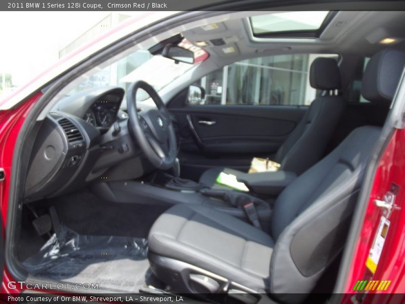 Crimson Red / Black 2011 BMW 1 Series 128i Coupe