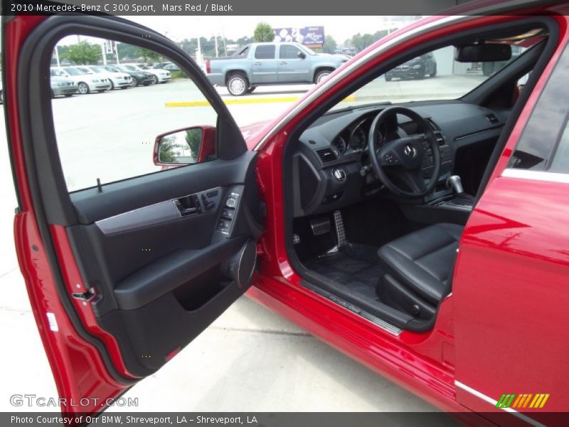 Mars Red / Black 2010 Mercedes-Benz C 300 Sport