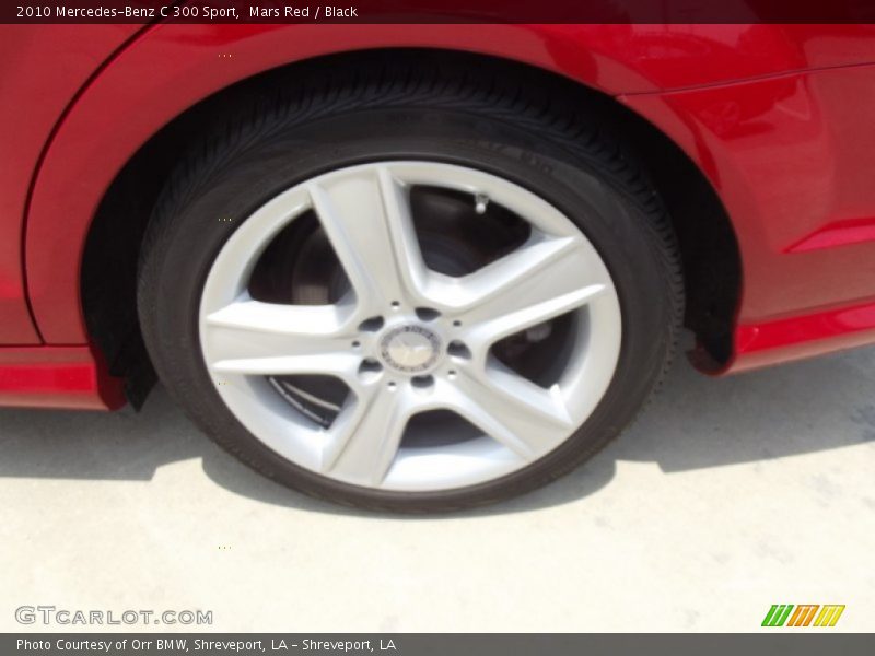 Mars Red / Black 2010 Mercedes-Benz C 300 Sport