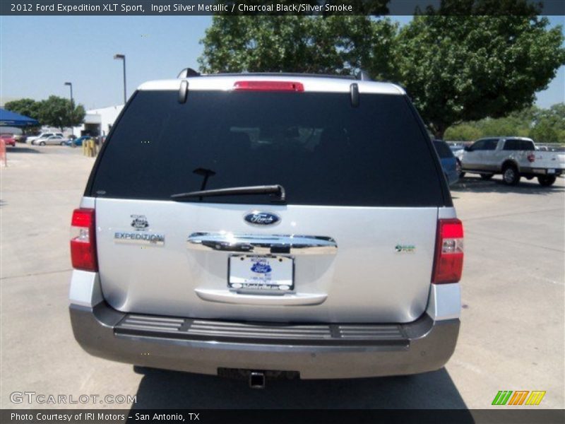 Ingot Silver Metallic / Charcoal Black/Silver Smoke 2012 Ford Expedition XLT Sport
