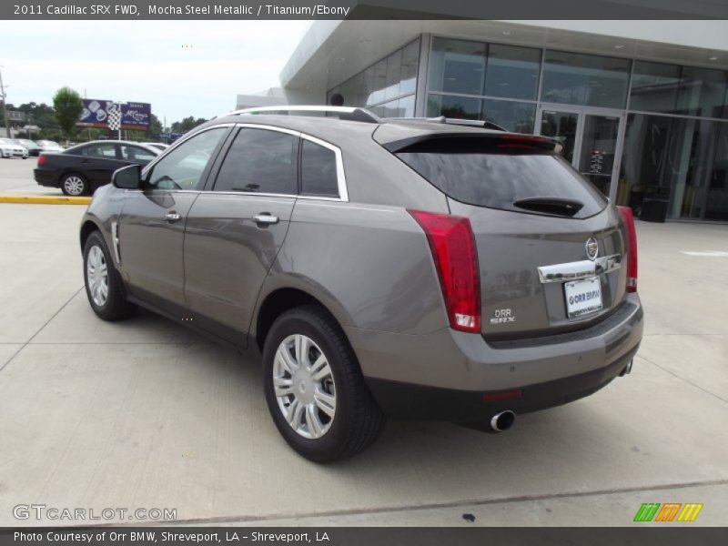 Mocha Steel Metallic / Titanium/Ebony 2011 Cadillac SRX FWD