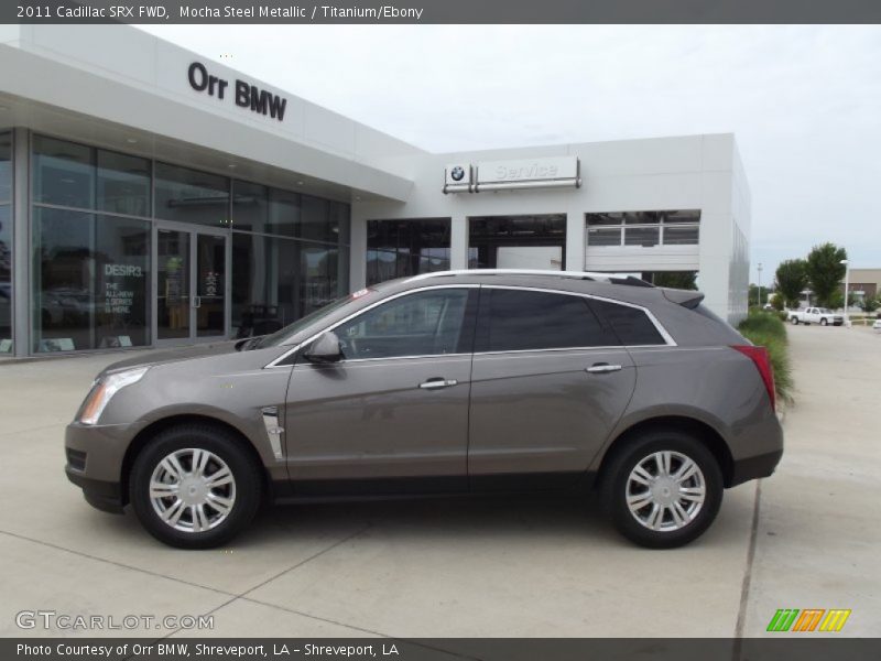 Mocha Steel Metallic / Titanium/Ebony 2011 Cadillac SRX FWD
