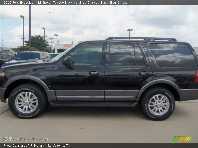 Tuxedo Black Metallic / Charcoal Black/Silver Smoke 2012 Ford Expedition XLT Sport
