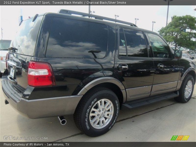 Tuxedo Black Metallic / Charcoal Black/Silver Smoke 2012 Ford Expedition XLT Sport