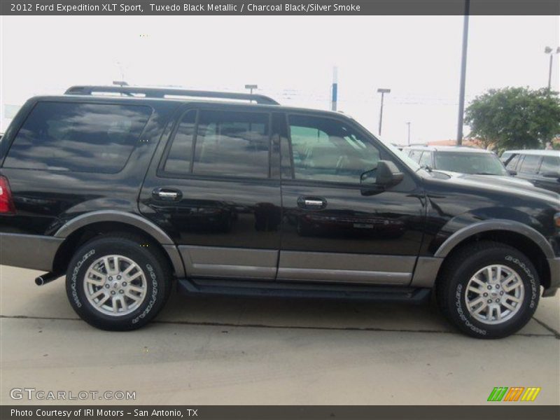 Tuxedo Black Metallic / Charcoal Black/Silver Smoke 2012 Ford Expedition XLT Sport