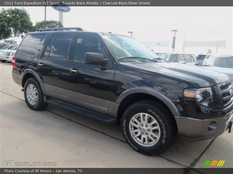 Tuxedo Black Metallic / Charcoal Black/Silver Smoke 2012 Ford Expedition XLT Sport