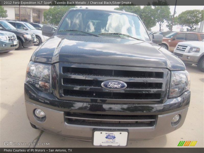 Tuxedo Black Metallic / Charcoal Black/Silver Smoke 2012 Ford Expedition XLT Sport