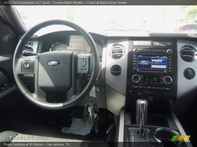 Tuxedo Black Metallic / Charcoal Black/Silver Smoke 2012 Ford Expedition XLT Sport