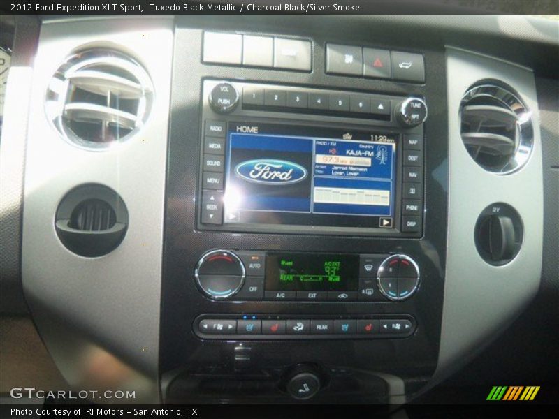 Tuxedo Black Metallic / Charcoal Black/Silver Smoke 2012 Ford Expedition XLT Sport