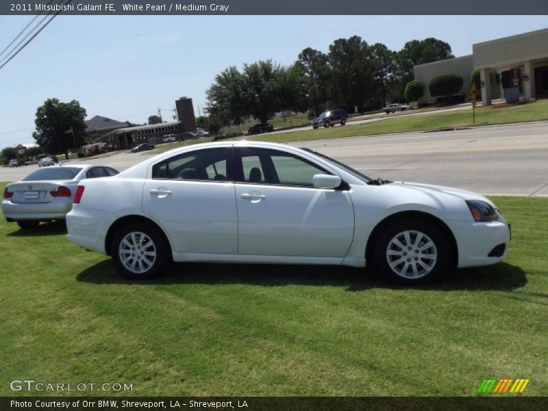 White Pearl / Medium Gray 2011 Mitsubishi Galant FE
