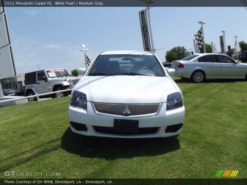 White Pearl / Medium Gray 2011 Mitsubishi Galant FE