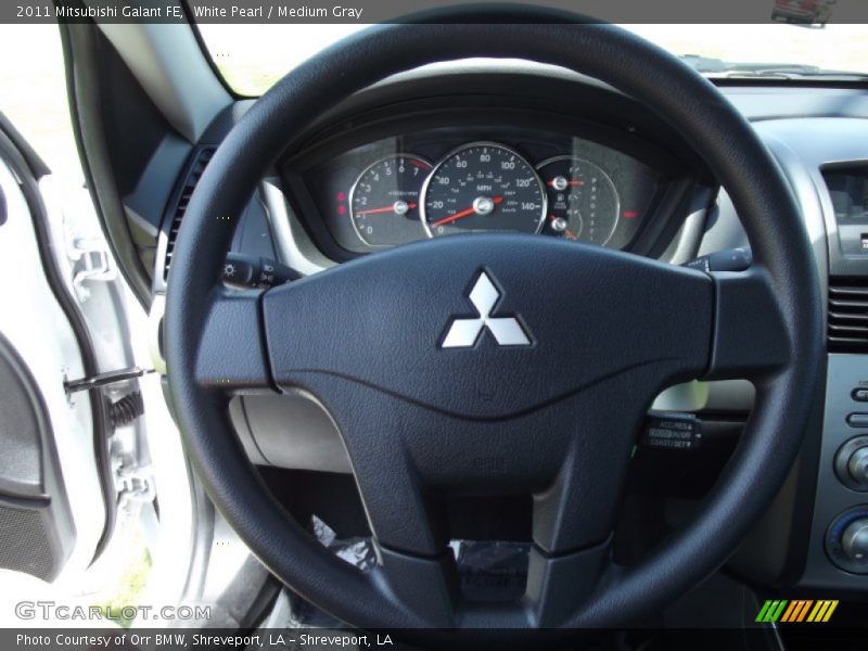 White Pearl / Medium Gray 2011 Mitsubishi Galant FE