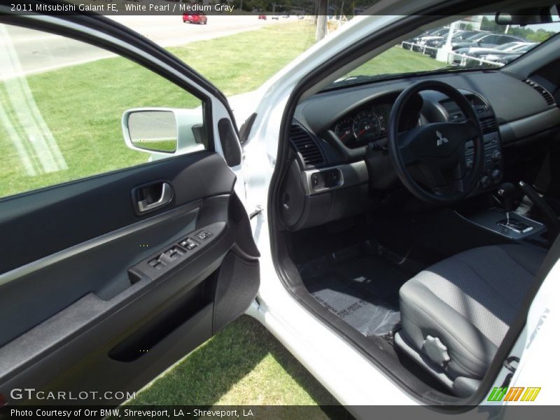 White Pearl / Medium Gray 2011 Mitsubishi Galant FE