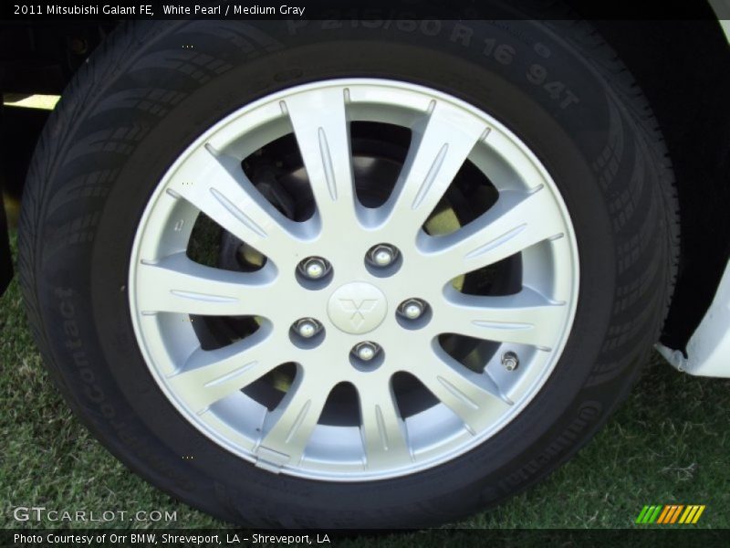 White Pearl / Medium Gray 2011 Mitsubishi Galant FE
