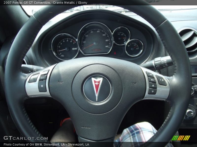 Granite Metallic / Ebony 2007 Pontiac G6 GT Convertible