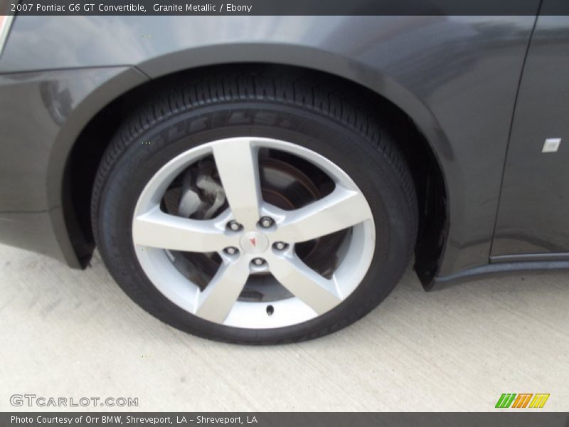 Granite Metallic / Ebony 2007 Pontiac G6 GT Convertible