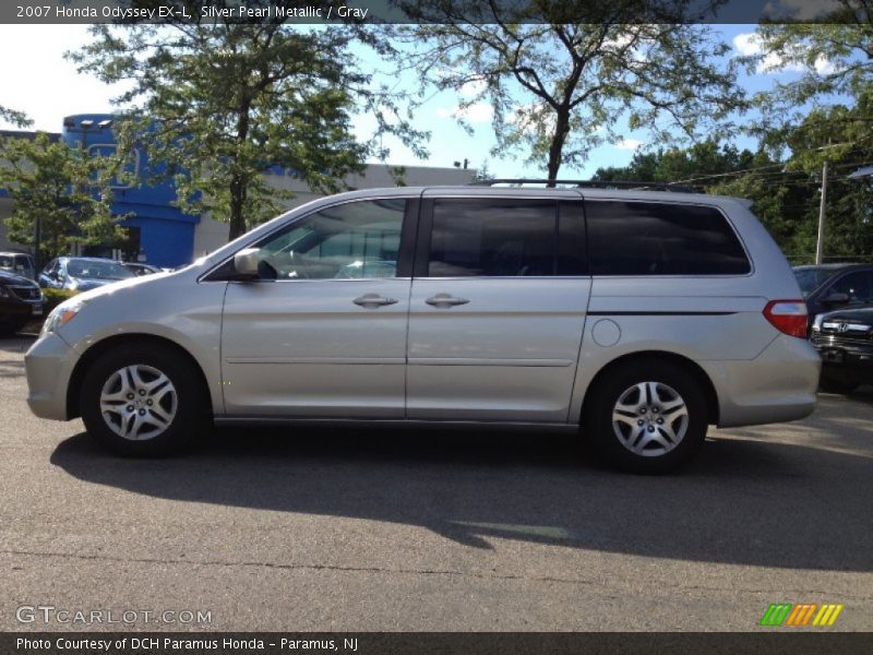 Silver Pearl Metallic / Gray 2007 Honda Odyssey EX-L