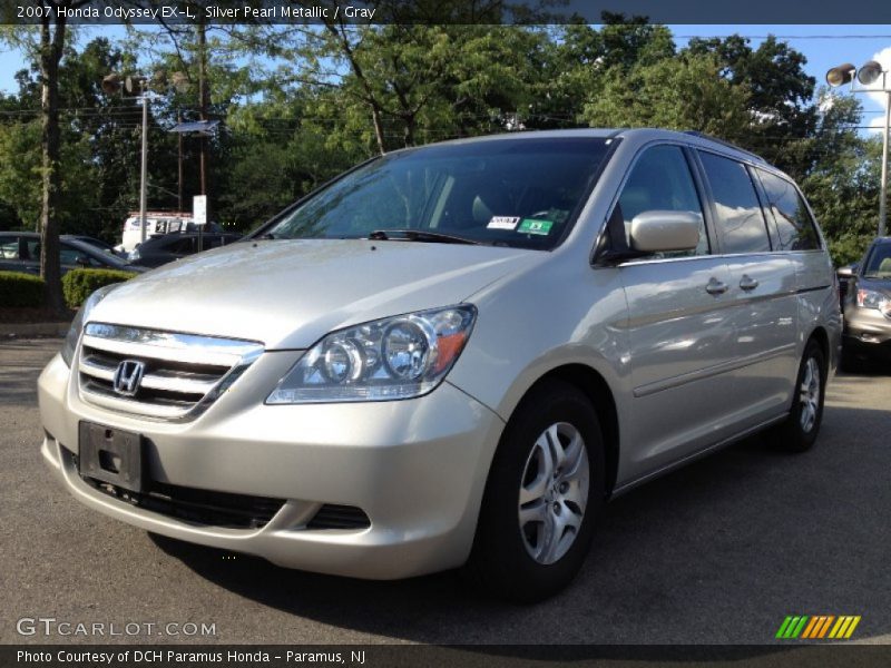 Silver Pearl Metallic / Gray 2007 Honda Odyssey EX-L
