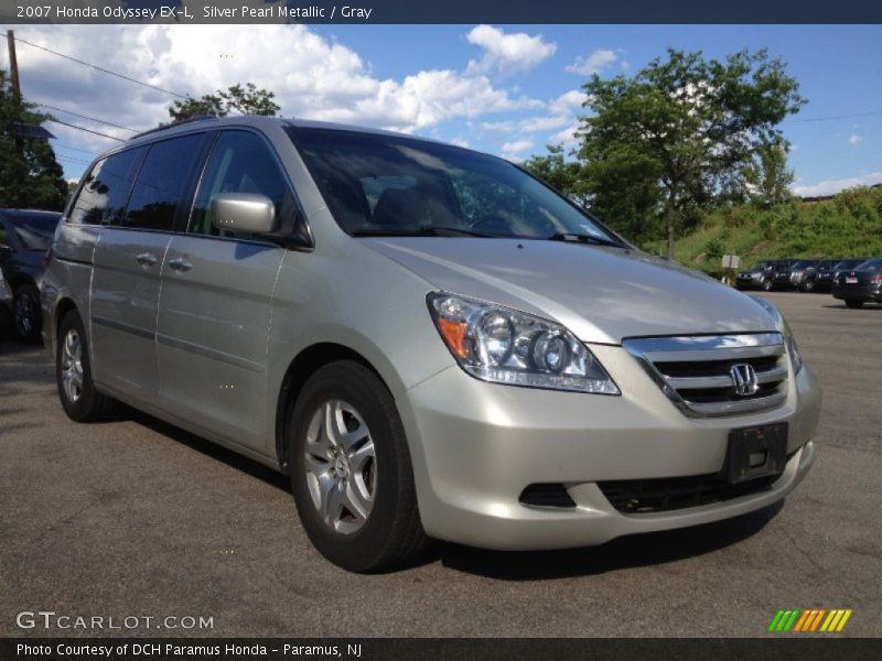 Silver Pearl Metallic / Gray 2007 Honda Odyssey EX-L