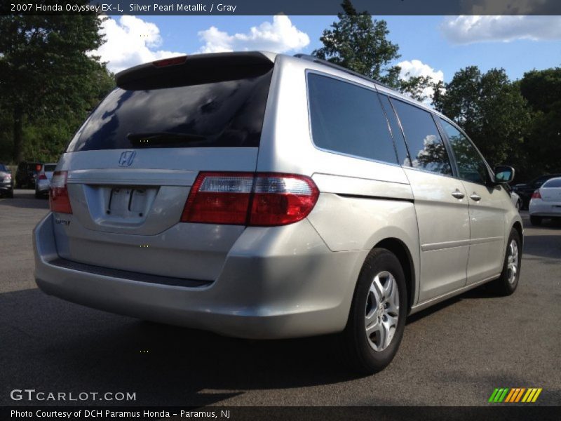 Silver Pearl Metallic / Gray 2007 Honda Odyssey EX-L