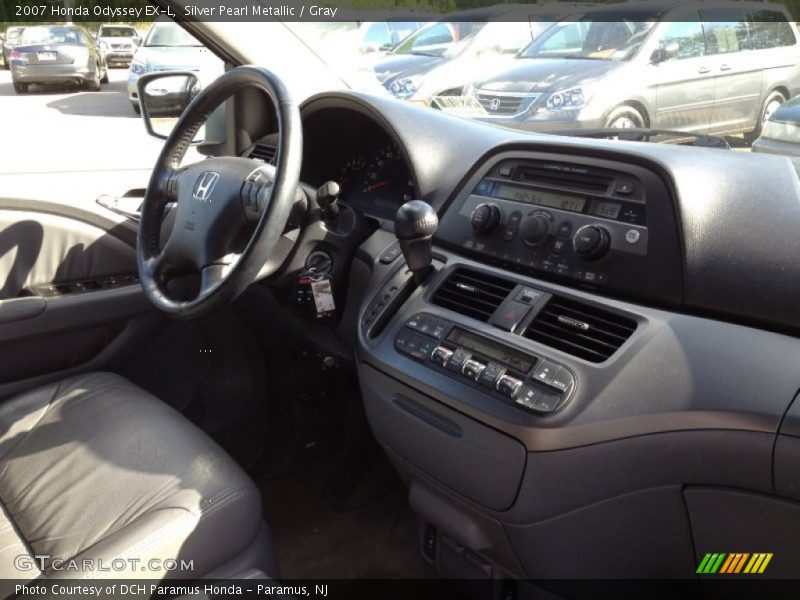 Silver Pearl Metallic / Gray 2007 Honda Odyssey EX-L