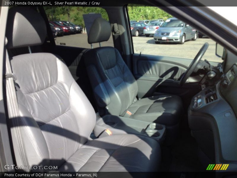 Silver Pearl Metallic / Gray 2007 Honda Odyssey EX-L