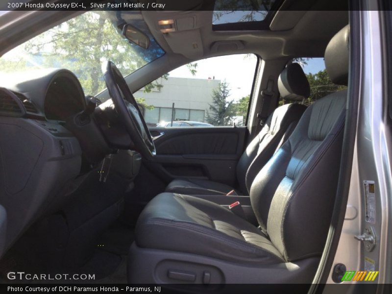 Silver Pearl Metallic / Gray 2007 Honda Odyssey EX-L