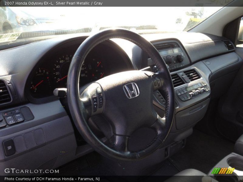 Silver Pearl Metallic / Gray 2007 Honda Odyssey EX-L