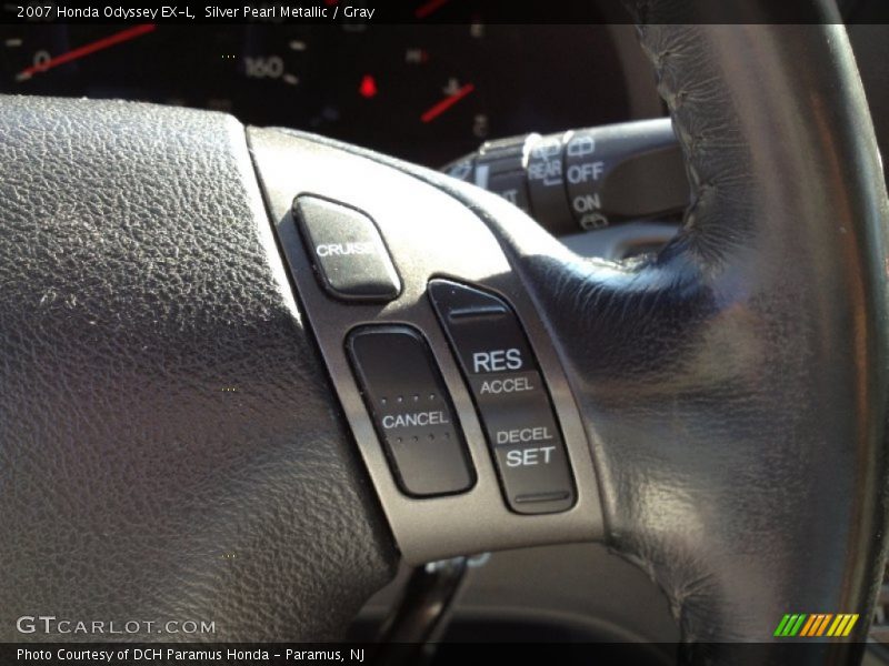 Silver Pearl Metallic / Gray 2007 Honda Odyssey EX-L