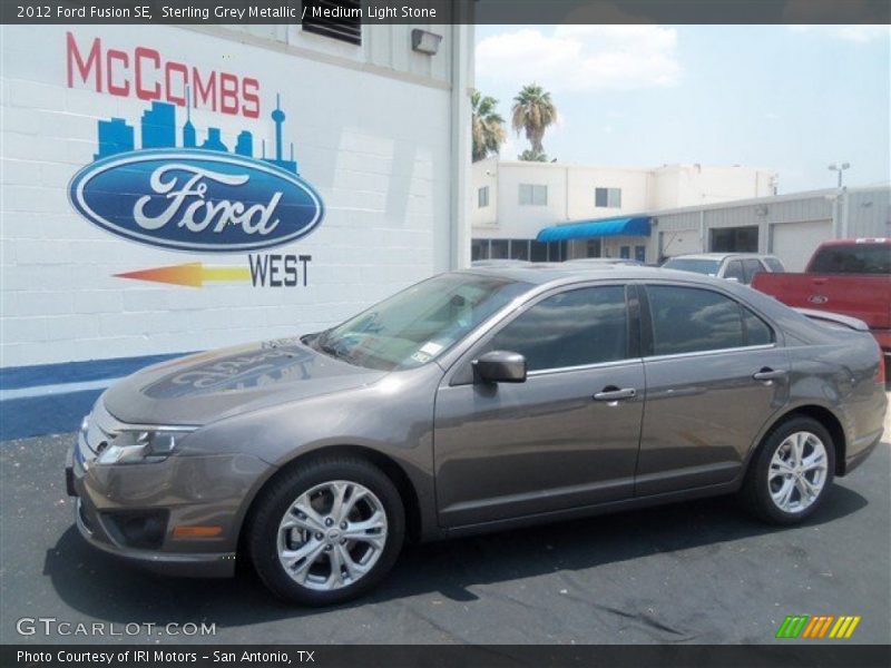 Sterling Grey Metallic / Medium Light Stone 2012 Ford Fusion SE