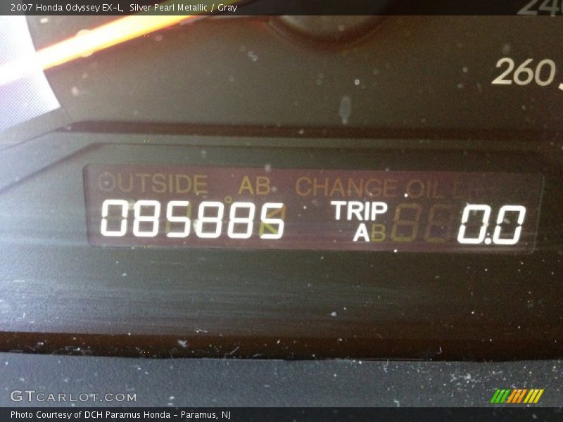 Silver Pearl Metallic / Gray 2007 Honda Odyssey EX-L