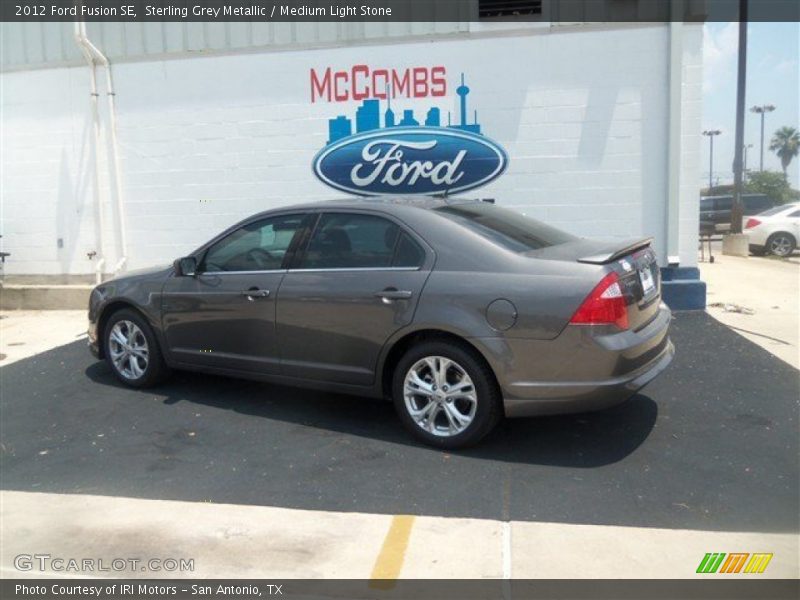 Sterling Grey Metallic / Medium Light Stone 2012 Ford Fusion SE