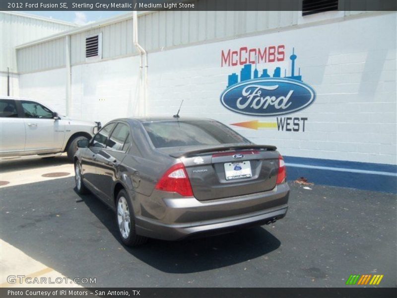 Sterling Grey Metallic / Medium Light Stone 2012 Ford Fusion SE
