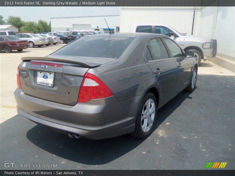 Sterling Grey Metallic / Medium Light Stone 2012 Ford Fusion SE