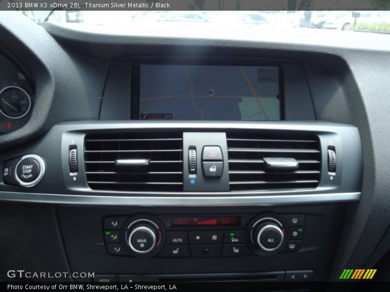 Titanium Silver Metallic / Black 2013 BMW X3 xDrive 28i