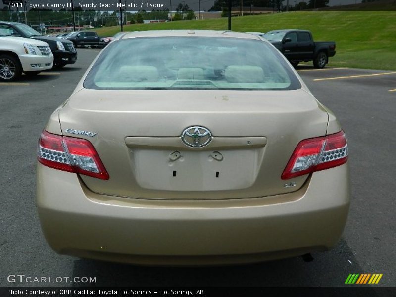 Sandy Beach Metallic / Bisque 2011 Toyota Camry LE