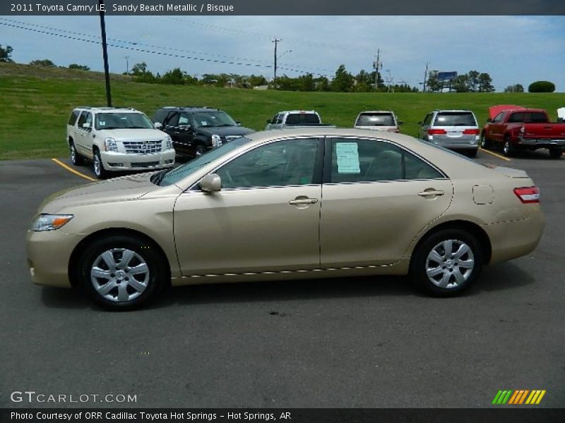 Sandy Beach Metallic / Bisque 2011 Toyota Camry LE