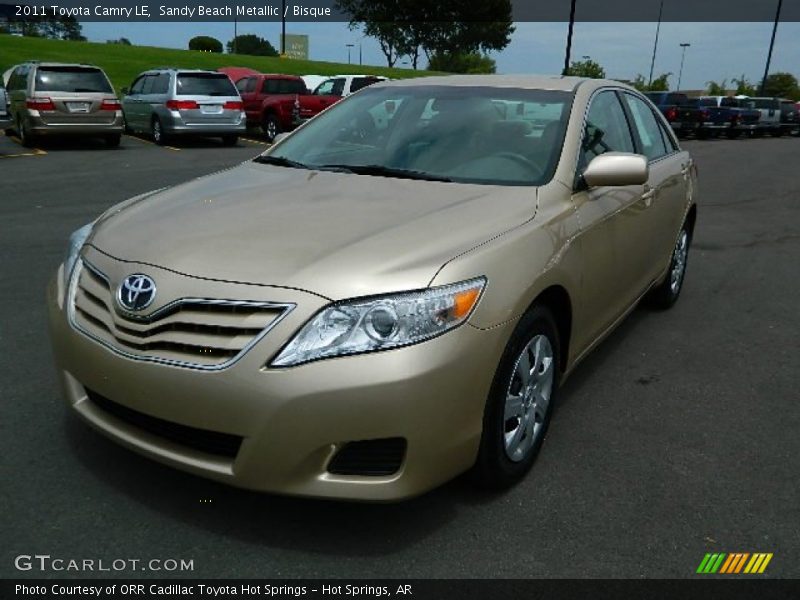 Sandy Beach Metallic / Bisque 2011 Toyota Camry LE