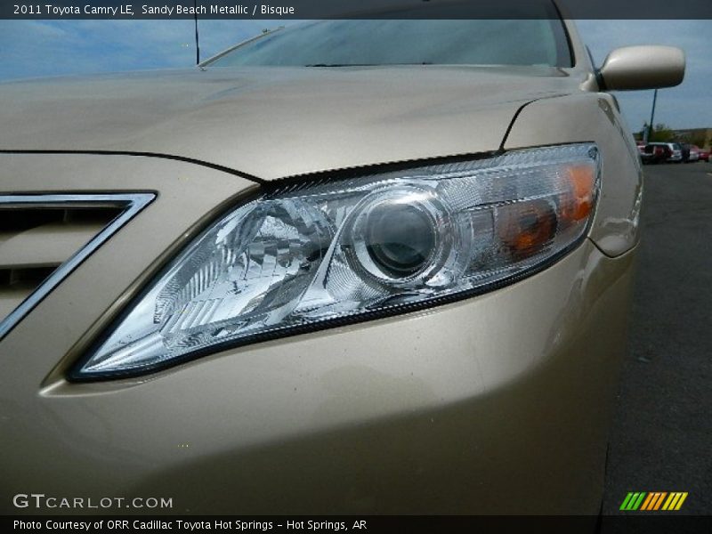 Sandy Beach Metallic / Bisque 2011 Toyota Camry LE