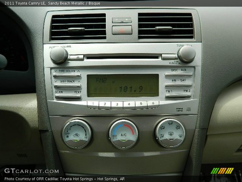 Sandy Beach Metallic / Bisque 2011 Toyota Camry LE