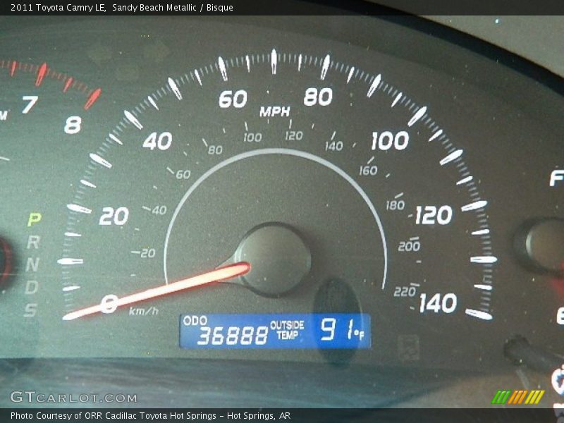 Sandy Beach Metallic / Bisque 2011 Toyota Camry LE