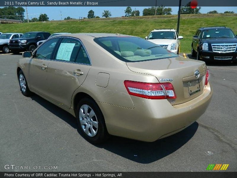 Sandy Beach Metallic / Bisque 2011 Toyota Camry LE