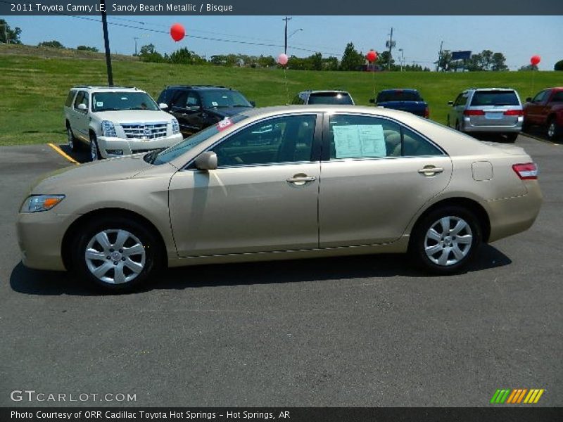 Sandy Beach Metallic / Bisque 2011 Toyota Camry LE