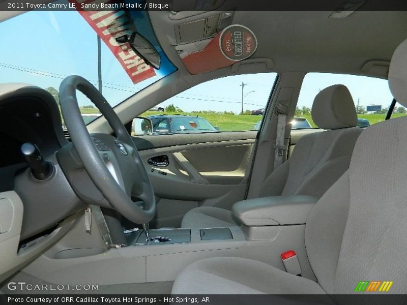 Sandy Beach Metallic / Bisque 2011 Toyota Camry LE