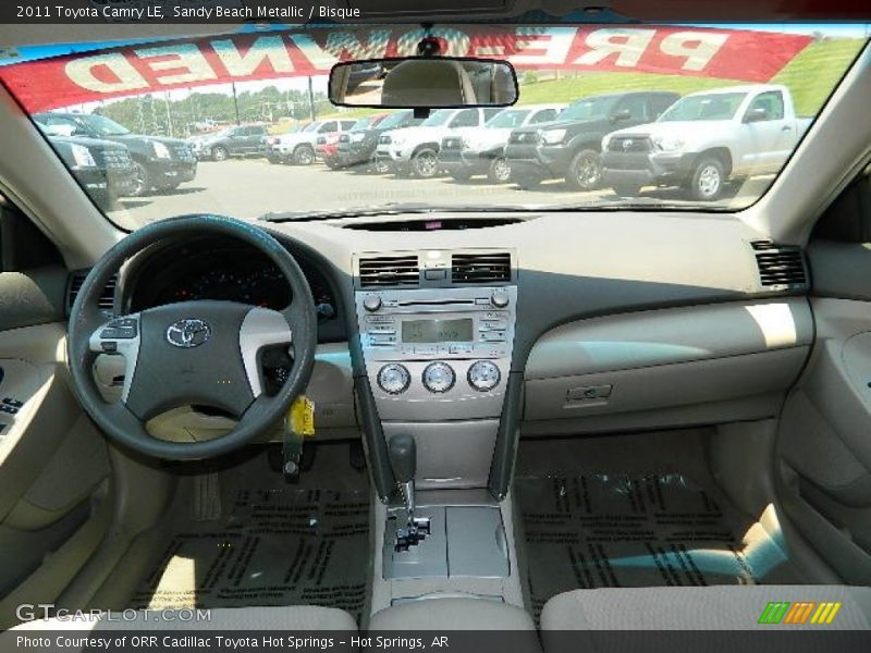 Sandy Beach Metallic / Bisque 2011 Toyota Camry LE