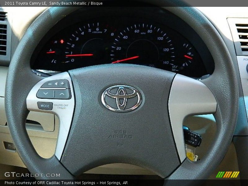 Sandy Beach Metallic / Bisque 2011 Toyota Camry LE