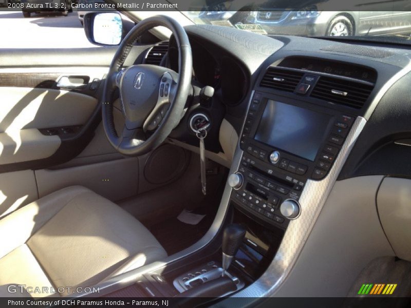 Carbon Bronze Metallic / Parchment 2008 Acura TL 3.2