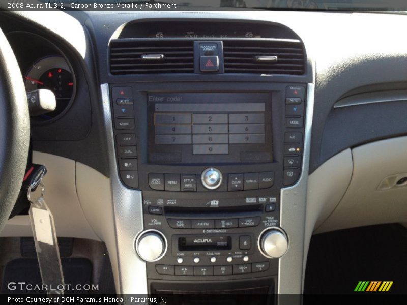 Carbon Bronze Metallic / Parchment 2008 Acura TL 3.2