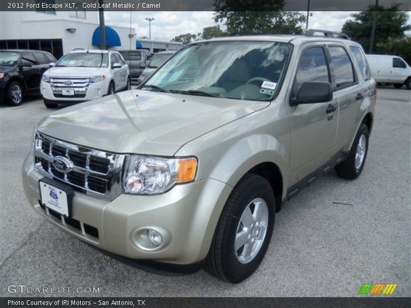 Gold Leaf Metallic / Camel 2012 Ford Escape XLT