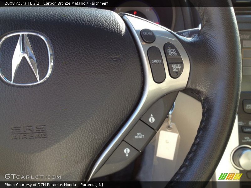 Carbon Bronze Metallic / Parchment 2008 Acura TL 3.2